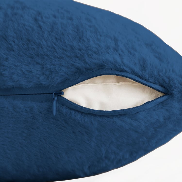 LUXE HOME Set of 2 Fuzzy Cushion Covers - 40x40cm