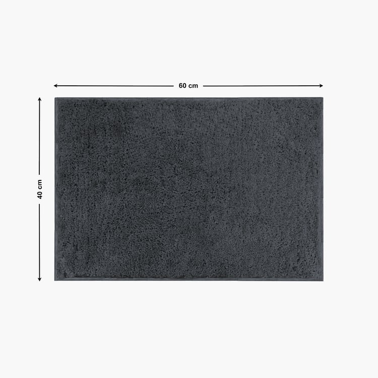 LUXE HOME INTERNATIONAL Microfibre Anti-Slip Bath Mat - 60x40cm