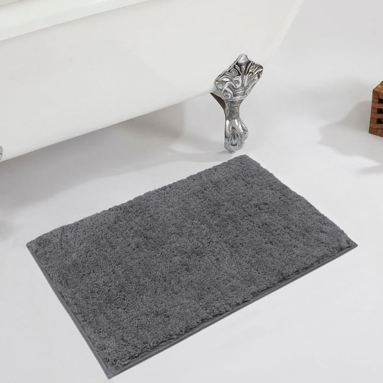 LUXE HOME INTERNATIONAL Microfibre Anti-Slip Bath Mat - 60x40cm