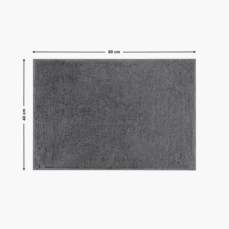 LUXE HOME INTERNATIONAL Microfibre Anti-Slip Bath Mat - 60x40cm