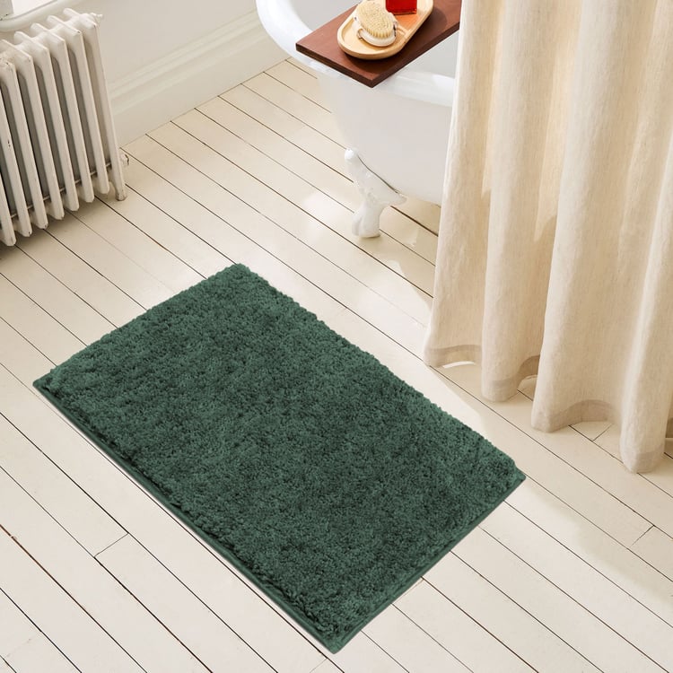 LUXE HOME INTERNATIONAL Microfibre Anti-Slip Bath Mat - 60x40cm
