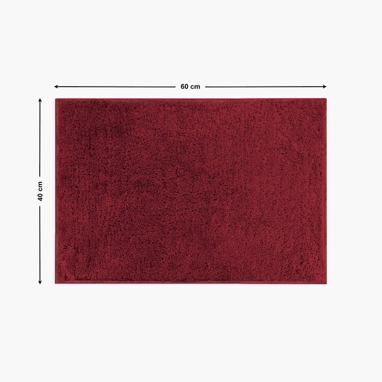 LUXE HOME INTERNATIONAL Microfibre Anti-Slip Bath Mat - 60x40cm