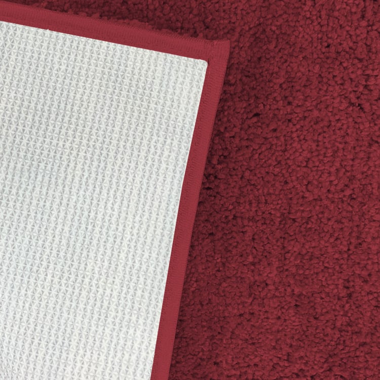 LUXE HOME INTERNATIONAL Microfibre Anti-Slip Bath Mat - 60x40cm