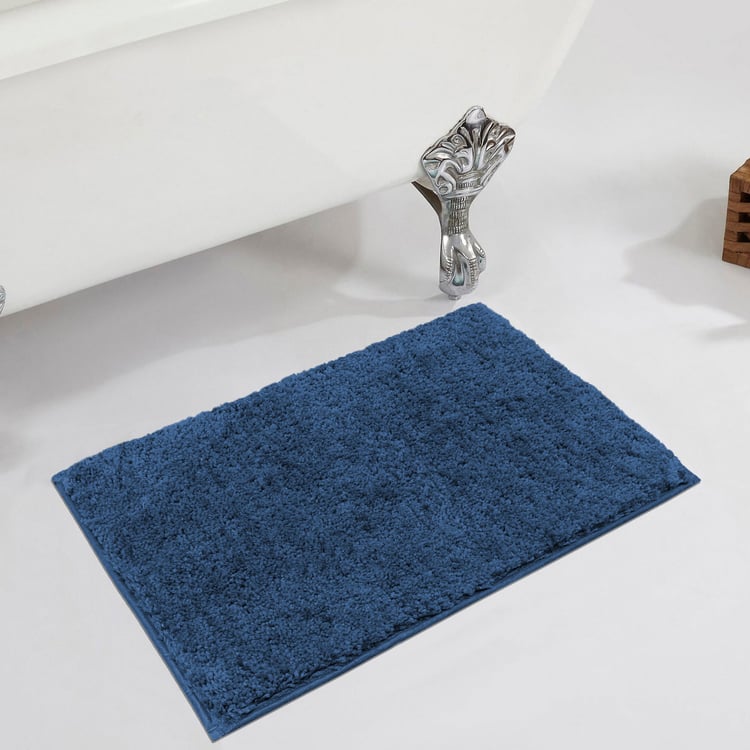 LUXE HOME INTERNATIONAL Microfibre Anti-Slip Bath Mat - 60x40cm