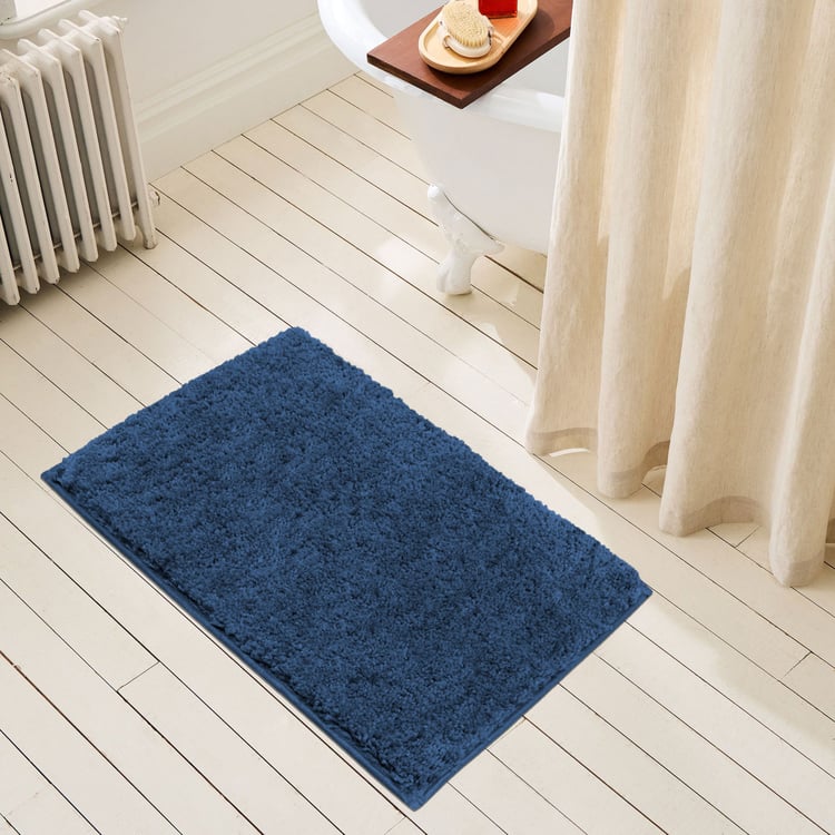 LUXE HOME INTERNATIONAL Microfibre Anti-Slip Bath Mat - 60x40cm