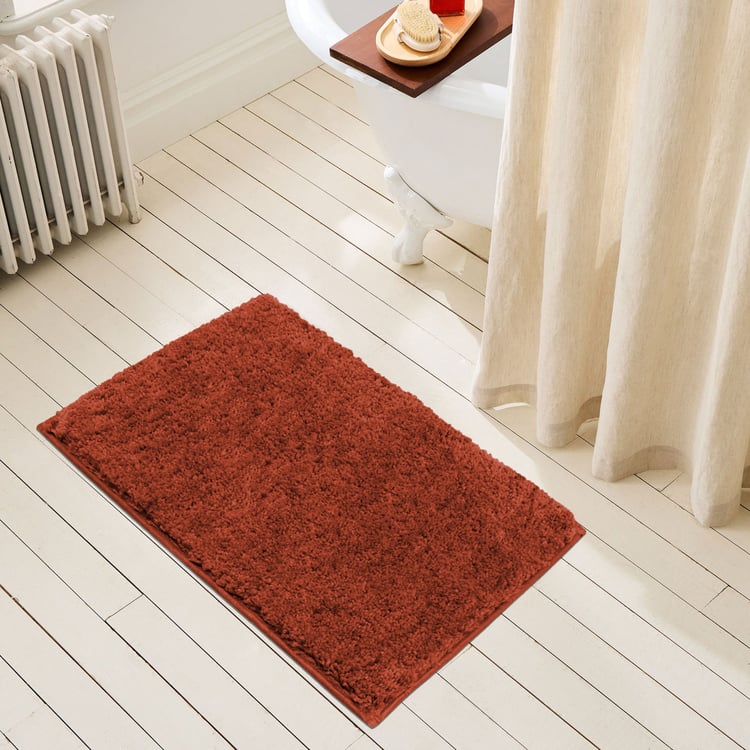 LUXE HOME INTERNATIONAL Microfiber Anti-Slip Bath Mat - 60x40cm