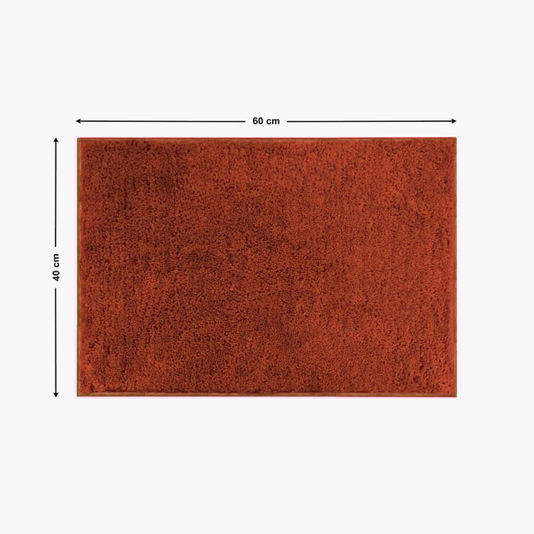 LUXE HOME INTERNATIONAL Microfiber Anti-Slip Bath Mat - 60x40cm