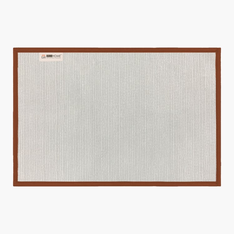 LUXE HOME INTERNATIONAL Microfiber Anti-Slip Bath Mat - 60x40cm