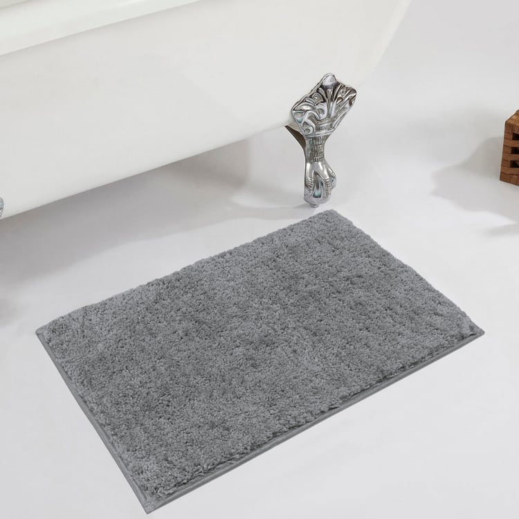 LUXE HOME Microfiber Anti-Slip Bath Mat - 60x40cm