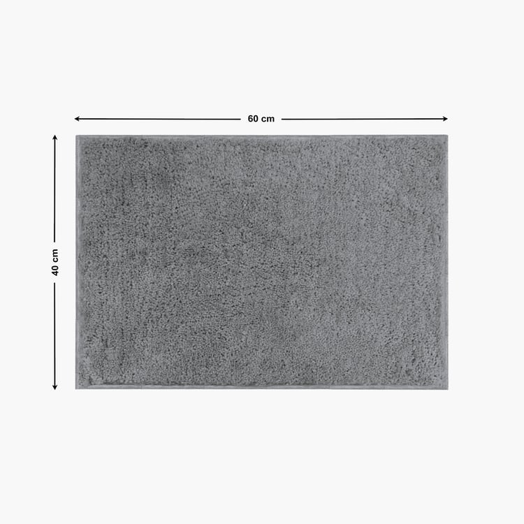 LUXE HOME Microfiber Anti-Slip Bath Mat - 60x40cm