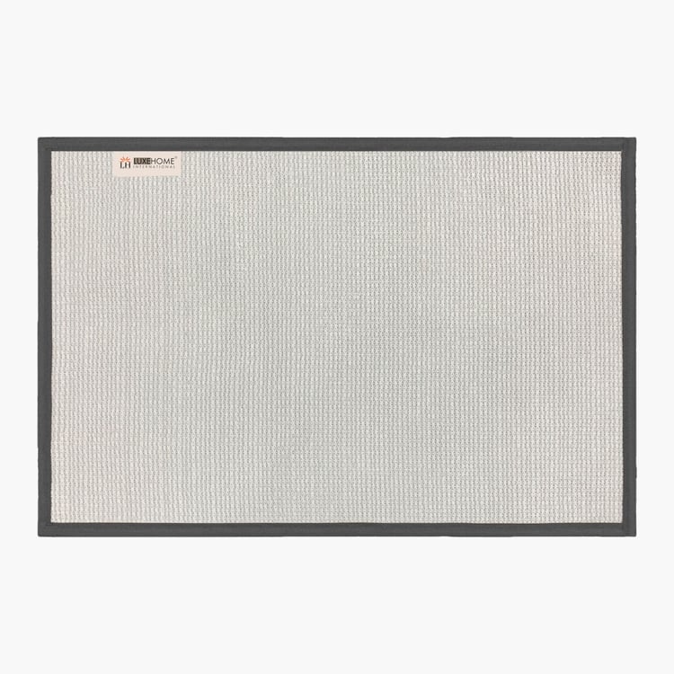 LUXE HOME Microfiber Anti-Slip Bath Mat - 60x40cm