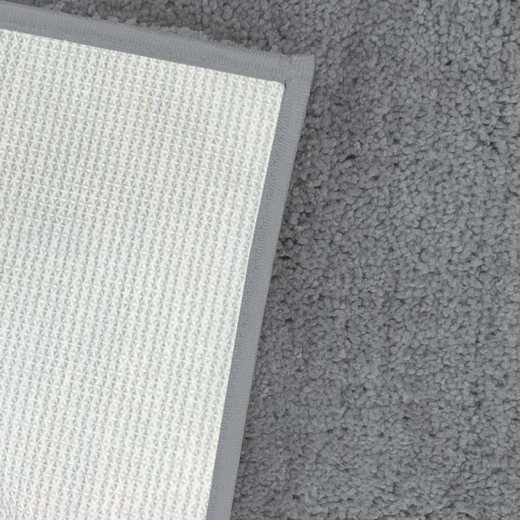 LUXE HOME Microfiber Anti-Slip Bath Mat - 60x40cm