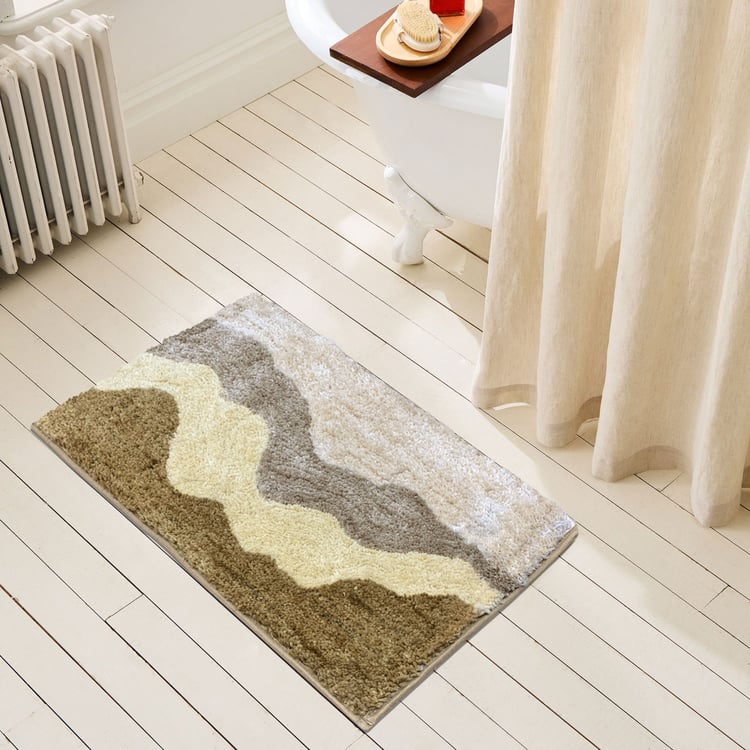 LUXE HOME Macau Microfibre Anti-Slip Bath Mat - 60x40cm