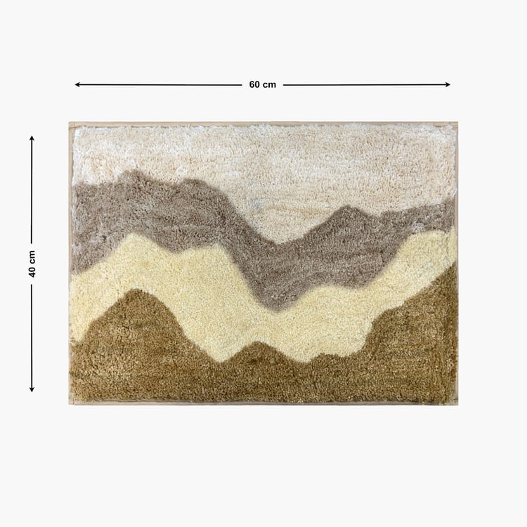 LUXE HOME Macau Microfibre Anti-Slip Bath Mat - 60x40cm