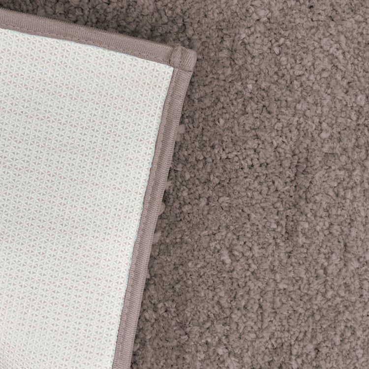 LUXE HOME INTERNATIONAL Vegas Microfibre Anti-Slip Bath Mat - 60x40cm