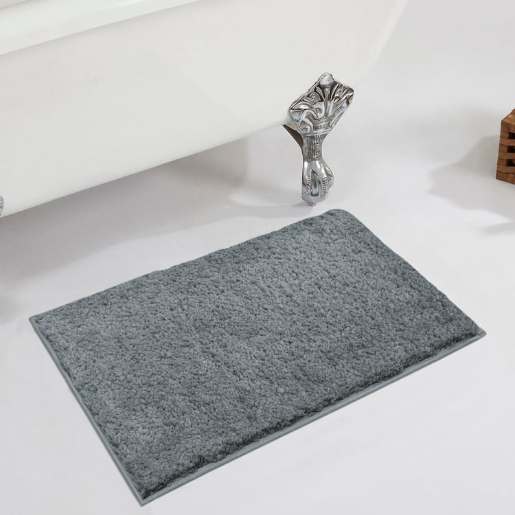 LUXE HOME INTERNATIONAL Microfibre Anti-Slip Bath Mat - 60x40cm