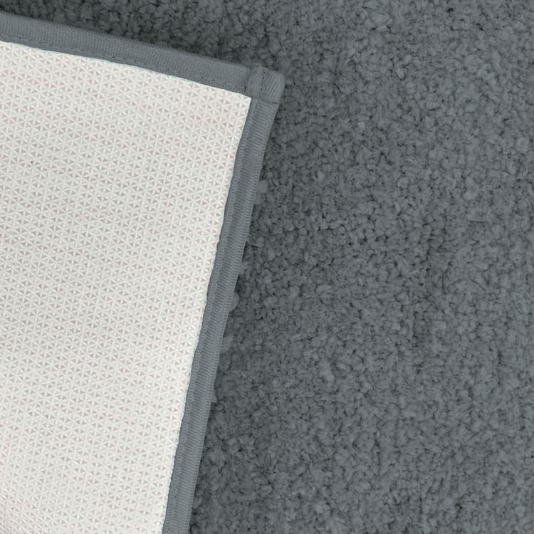 LUXE HOME INTERNATIONAL Microfibre Anti-Slip Bath Mat - 60x40cm