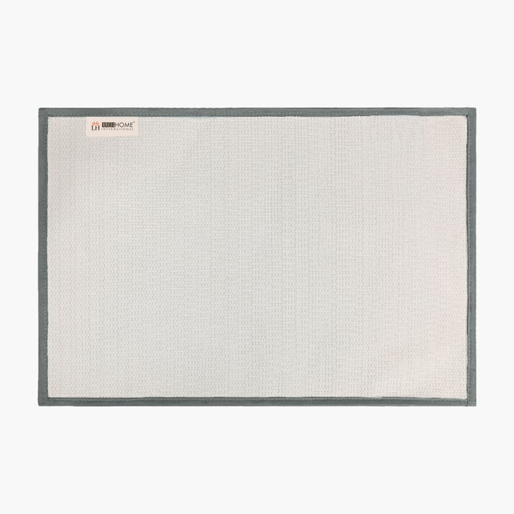 LUXE HOME International Microfibre Anti-Slip Bath Mat - 60x40cm