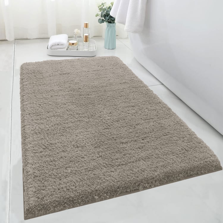LUXE HOME Vegas Microfibre Anti-Slip Bath Mat - 60x40cm