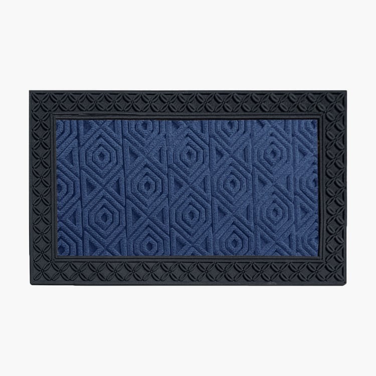LUXE HOME Coir Hexagon Embossed Doormat - 75x45cm