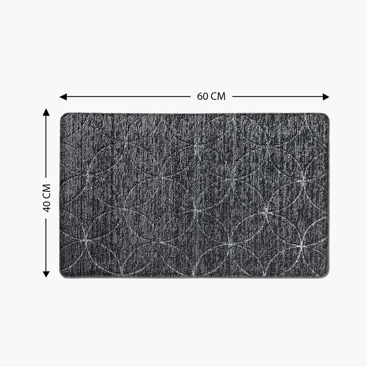 LUXE HOME Phuket Loop PVC Doormat - 60x40cm