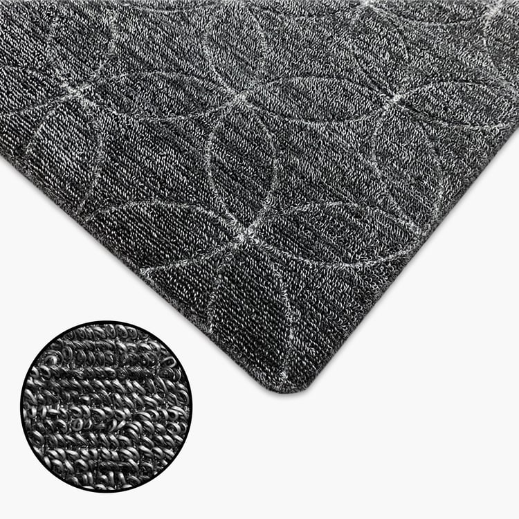 LUXE HOME Phuket Loop PVC Doormat - 60x40cm