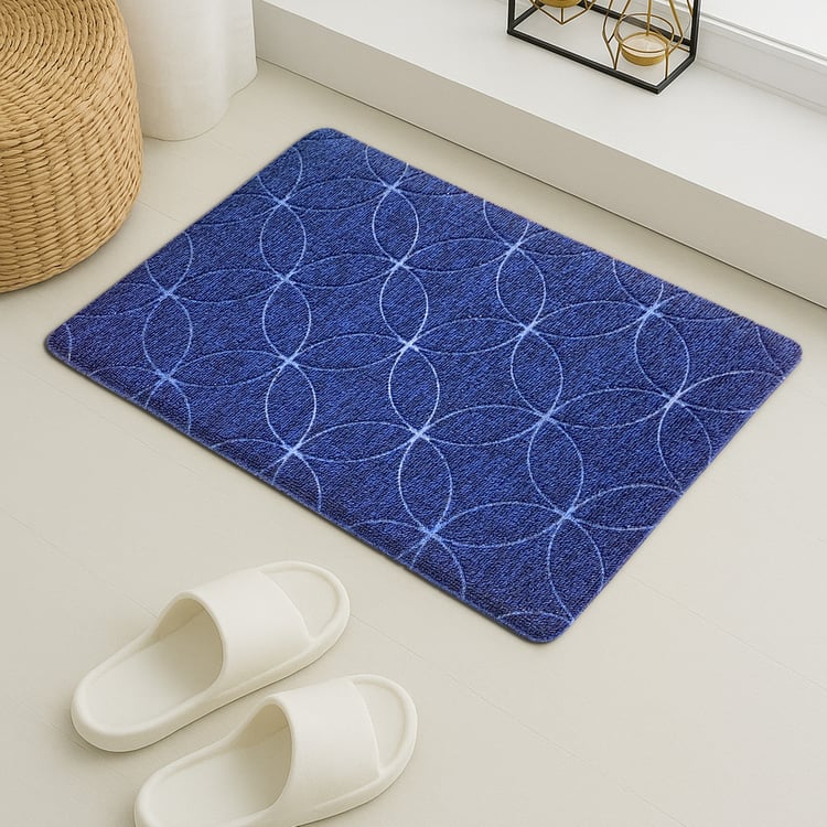 LUXE HOME Phuket Loop PVC Doormat - 60x40cm
