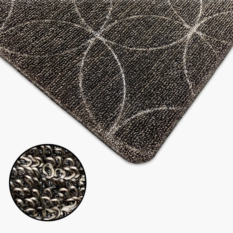 LUXE HOME Phuket Loop PVC Doormat - 60x40cm