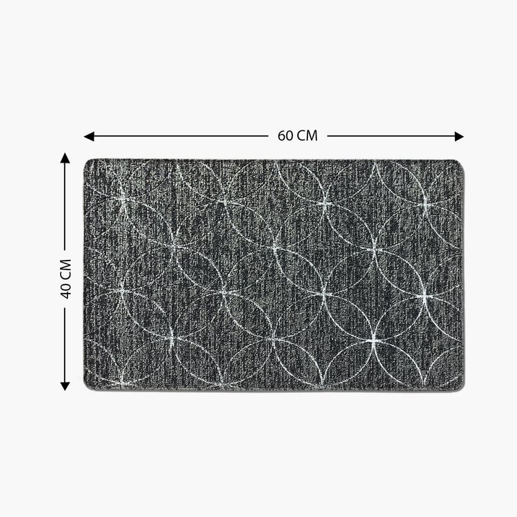 LUXE HOME Phuket Loop PVC Doormat - 60x40cm