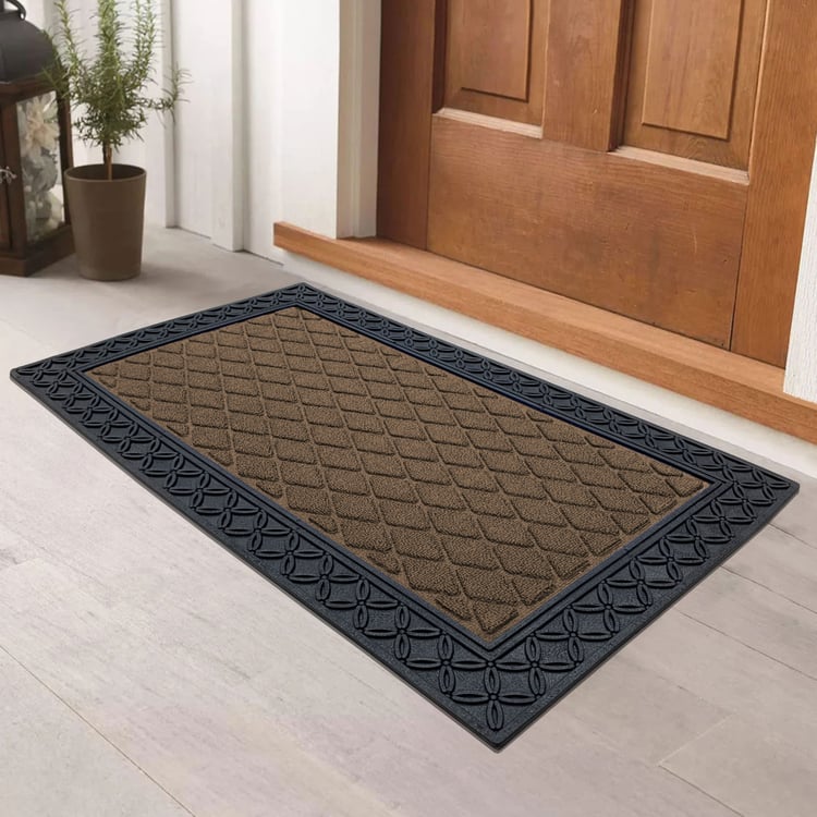 Buy LUXE HOME Coir Square Embossed Doormat - 75x45cm from Luxe Home at ...
