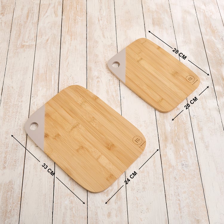 Nesta Eartha Set of 2 Bamboo Chopping Boards