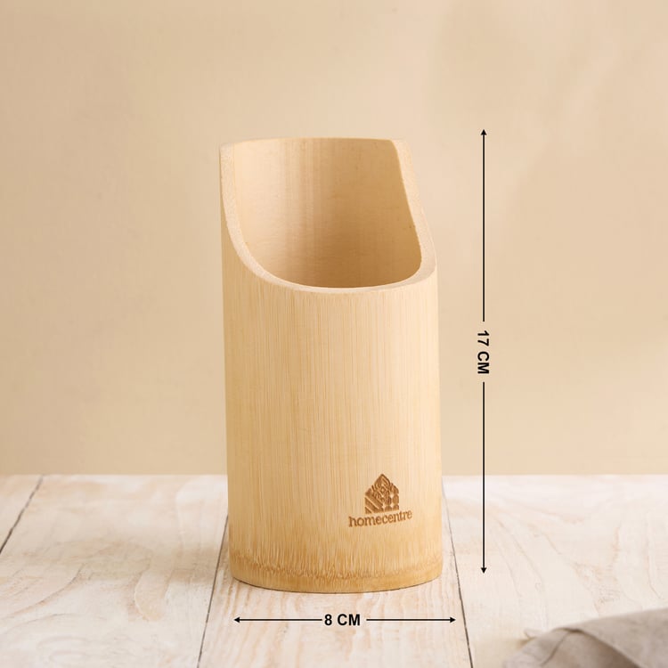 Nesta Eartha 4Pcs Bamboo Cutlery Set with Holder