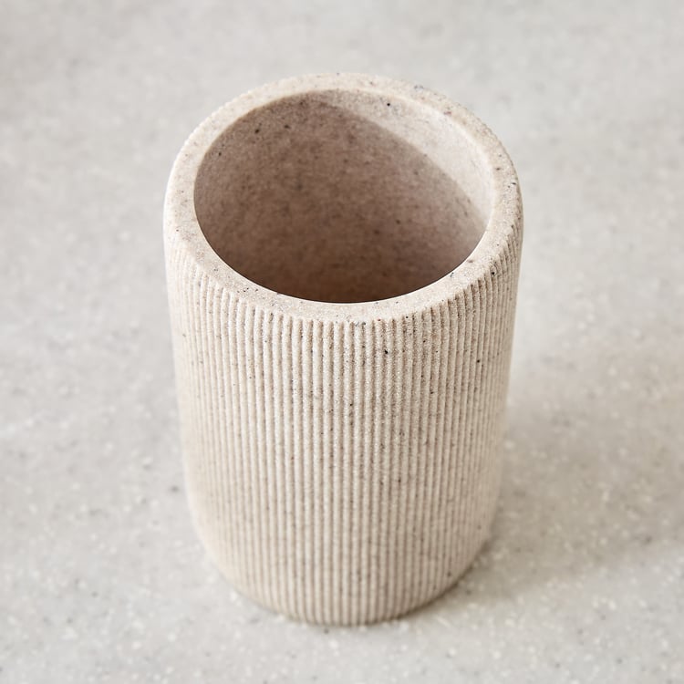 Senegal Gourami Polyresin Ribbed Holder