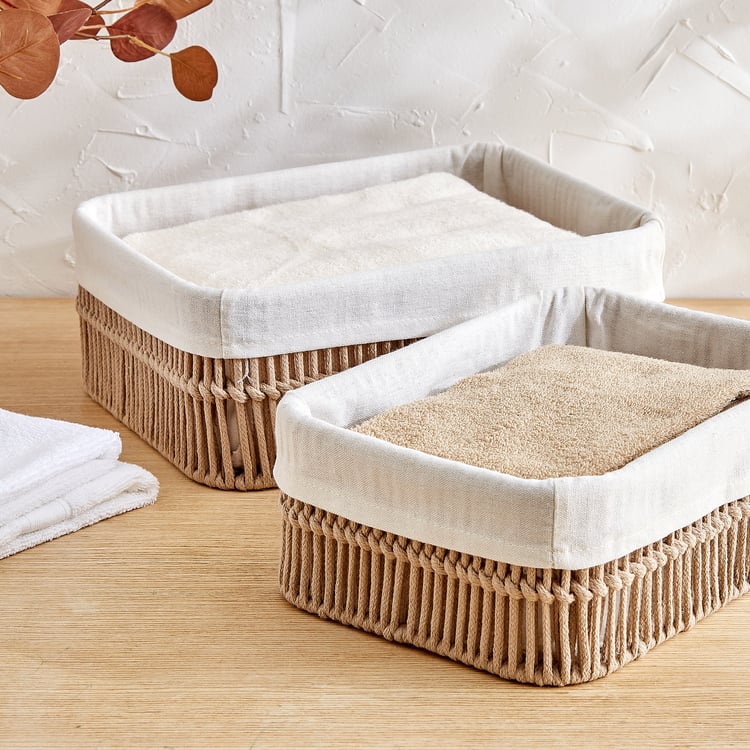 Clara Ropes Buy Wilton Clara Rope Storage Basket - Medium from Home Centre at just ...