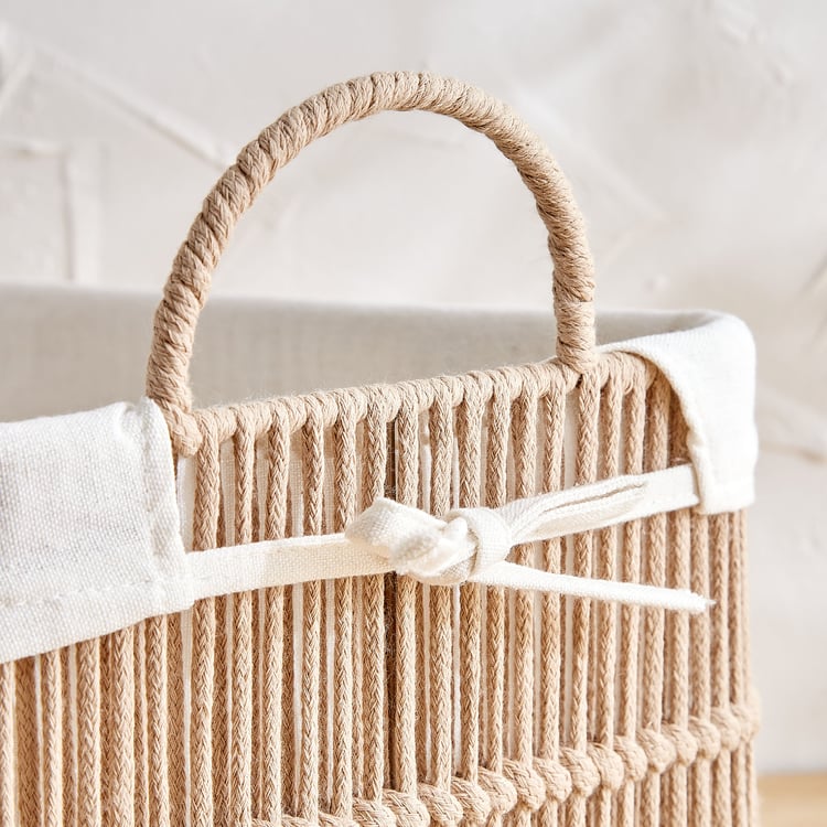 Wilton Clara Rope Storage Basket with Handles - Medium