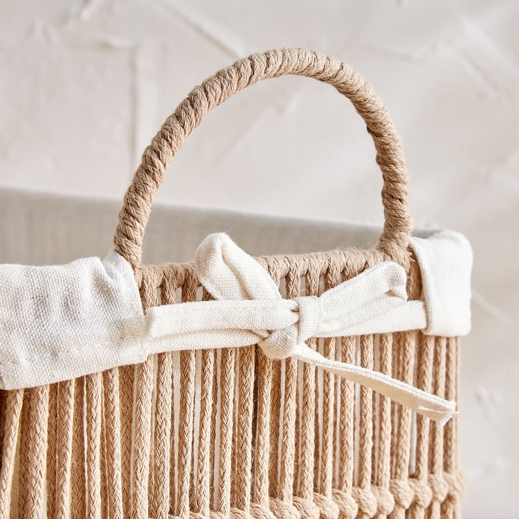 Wilton Clara Rope Storage Basket with Handles - Small
