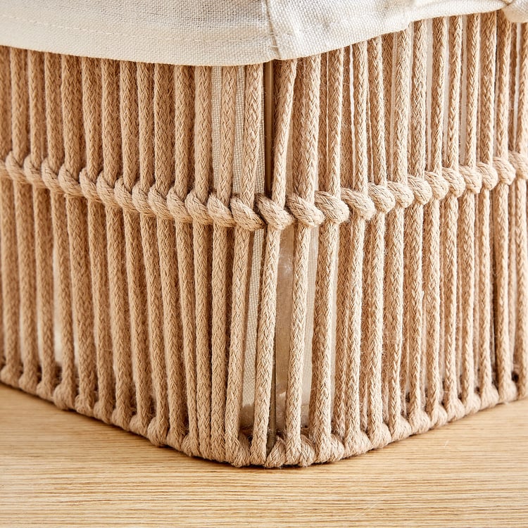 Wilton Clara Rope Storage Basket with Handles - Small