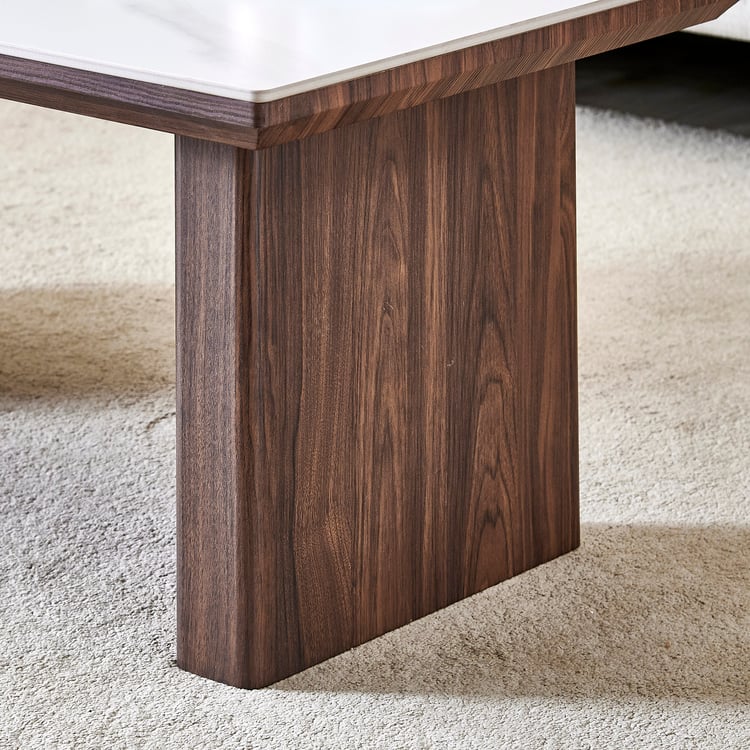 Osborne Ceramic Top Coffee Table - White