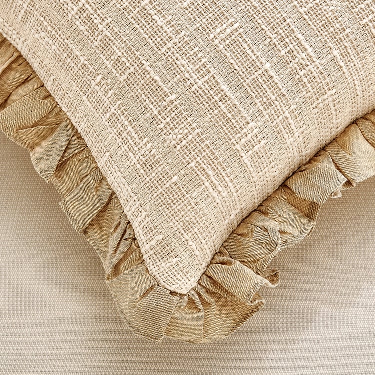 Windsor Flange Woven Cushion Cover - 45x45cm