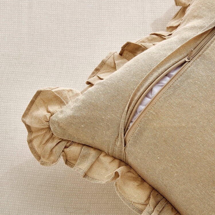 Windsor Flange Woven Cushion Cover - 45x45cm