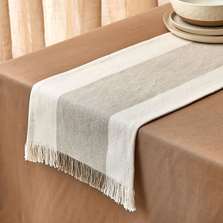 Nesta Cotton Colourblock Table Runner