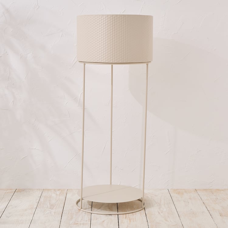 Nesta Rustica Set of 2 Metal Planters with Stands