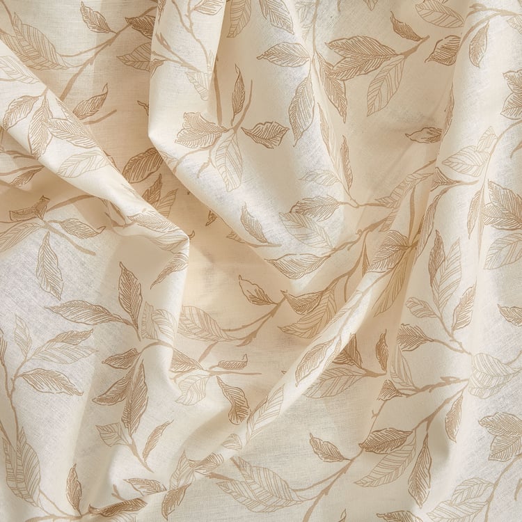 Ezra Foliage Cotton 144TC Printed 3Pcs King Fitted Bedsheet Set