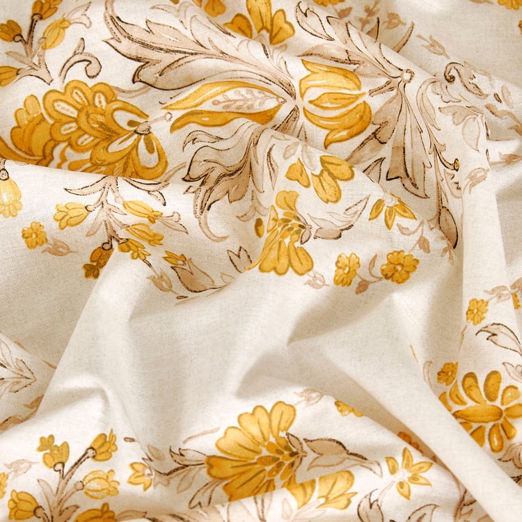 Ezra Gul Cotton 144TC Ethnic Print 3Pcs King Fitted Bedsheet Set