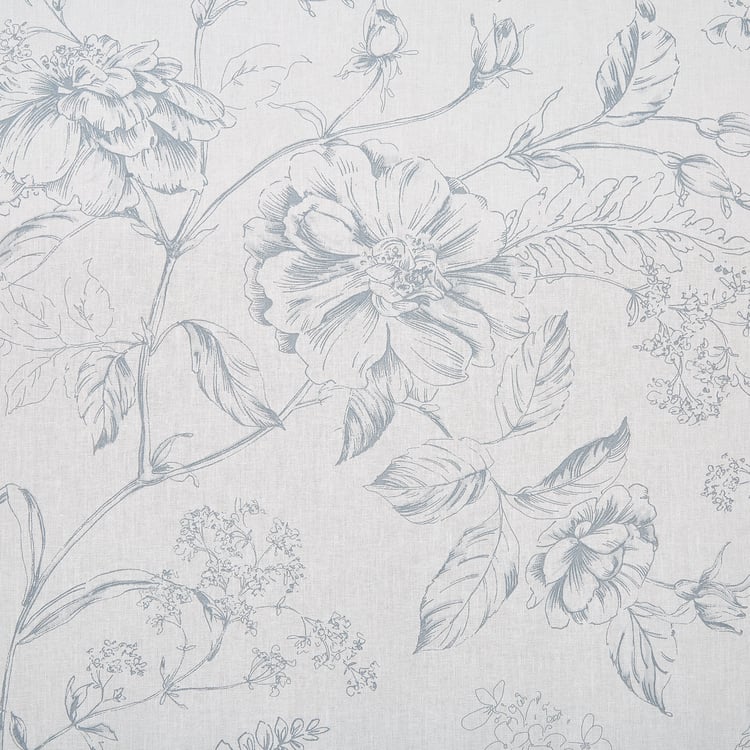 Ezra Zahra Cotton 144TC Floral Print 3Pcs King Fitted Bedsheet Set