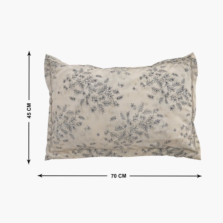 Ezra Ardeera Set of 2 Floral Print Pillow Covers - 70x45cm