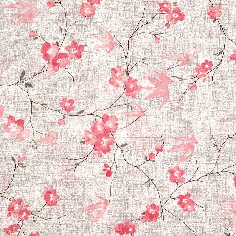 Ezra Bloom Set of 2 Floral Print Pillow Covers - 70x45cm