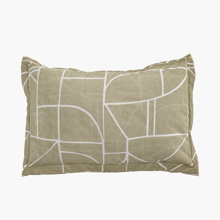Ezra Chester Geo Set of 2 Geometric Print Pillow Covers - 70x45cm