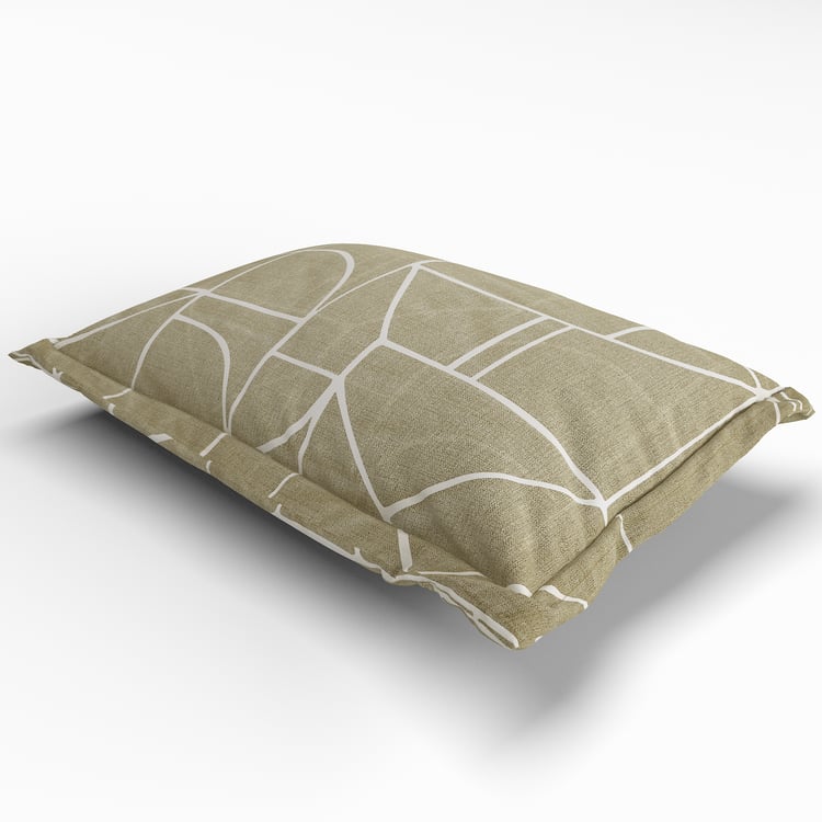 Ezra Chester Geo Set of 2 Geometric Print Pillow Covers - 70x45cm