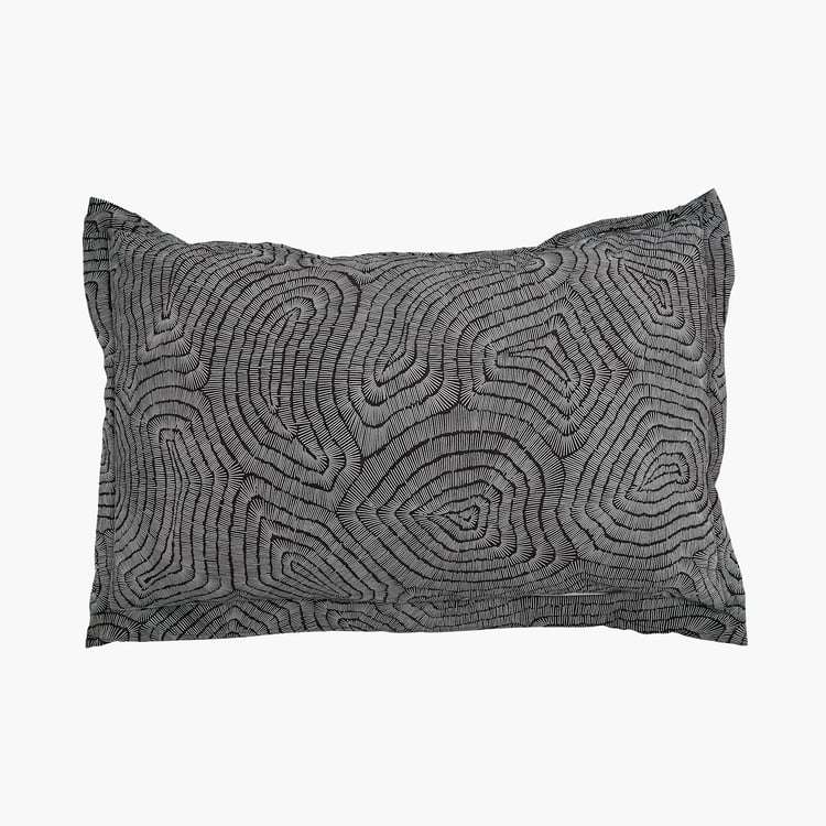 Ezra Mineral Set of 2 Printed Pillow Covers - 70x45cm